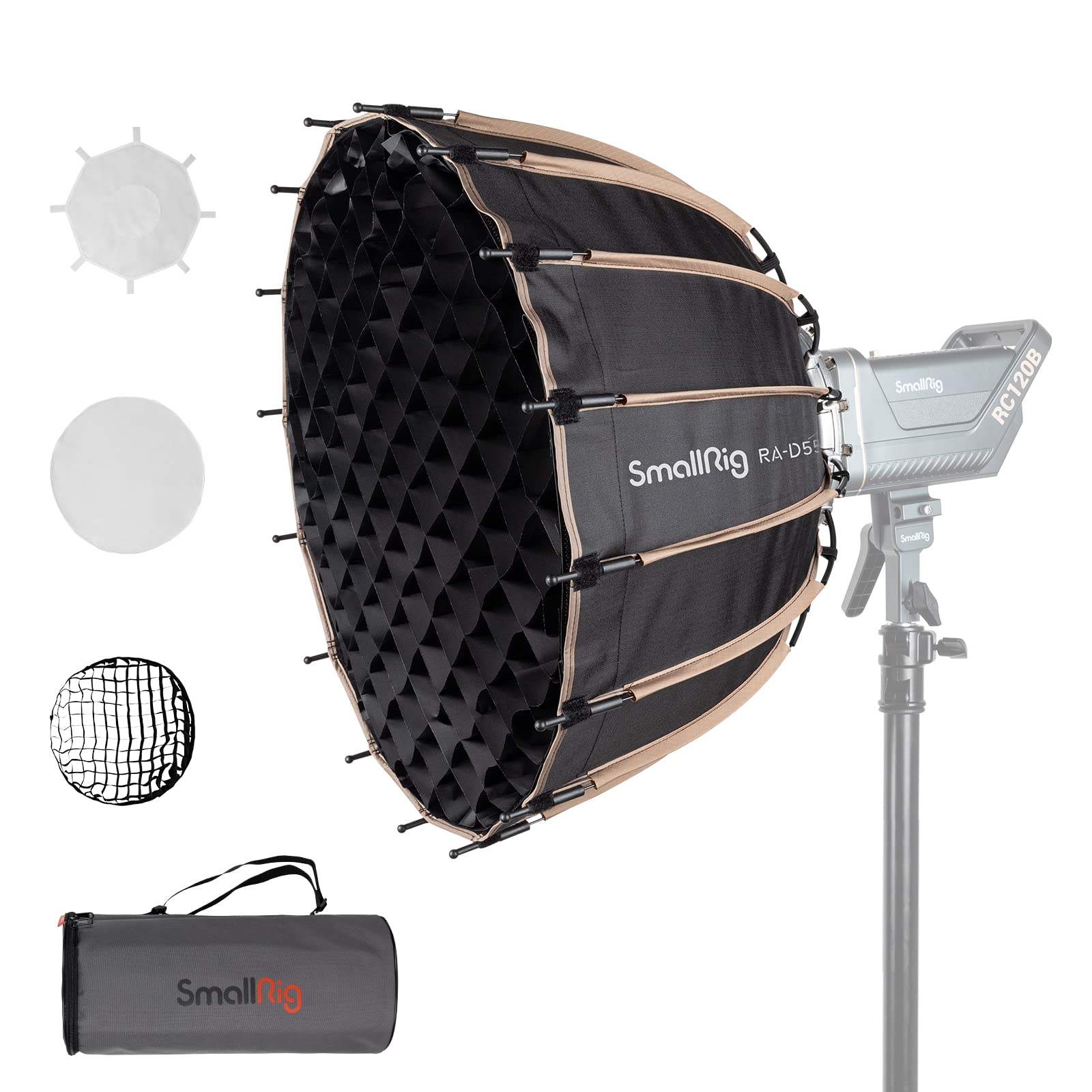 SmallRig RA-D55 ソフトボックス SMALLRIG RA-D55 Parabolic Softbox, 55 cm Quick Release